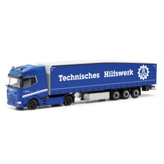 Herpa 317764 DAF XG+ Ecoflex-Sattelzug, THW NRW  Maßstab 1:87