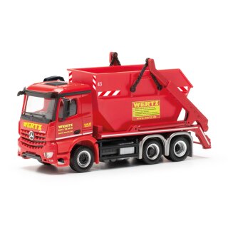 Herpa 317856 MB Arocs M Absetzkipper-LKW AK16, Wertz  Maßstab 1:87