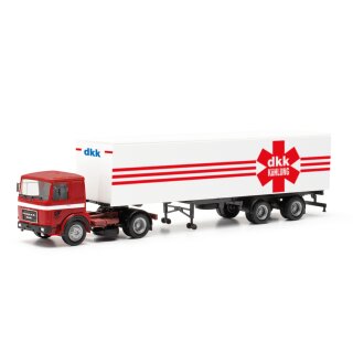 Herpa 317924 Roman Diesel Koffer-Sattelzug 2a/2a, Deutrans/DKK Kühlung  Maßstab 1:87