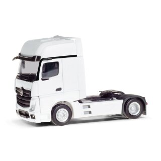 Herpa 317948 MB Actros L GigaSp Solozugmaschine 2a, weiß  Maßstab 1:87