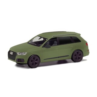 Herpa 420969-002 Audi Q7 mi getönten Scheiben, olivgrün  Maßstab 1:87