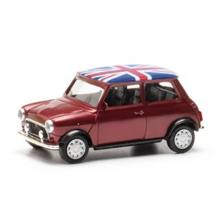 Herpa 431149 Mini Cooper Rechtslenker mit 2 Zusatzscheinwerfern metallic  Maßstab 1:87