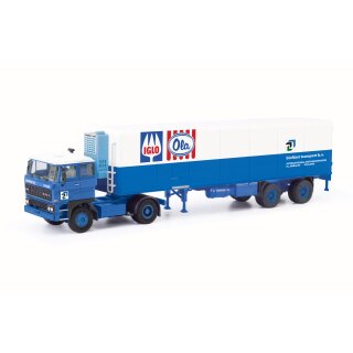 Herpa 87MBS026321 DAF 2800 Kühlkoffer-Sattelzug, Binfürst/IGLO  Maßstab 1:87