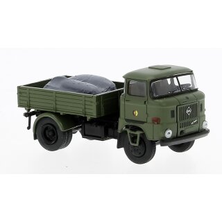 Brekina 71257 IFA W 50 Zugmaschine, mit geborgenen Blindgängern als Ladegut, 1965 Maßstab: 1:87