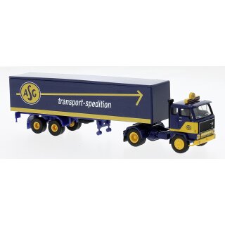 Brekina 85675 Volvo F 89 Koffer-Sattelzug, 1972, ASG, (SE) Maßstab: 1:87