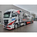 Herpa 958073 MAN TGX GX Gardinenplanen-Sattelzug 2a/3s ,...
