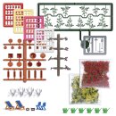 Busch 1836 Balkon-Set Spur H0