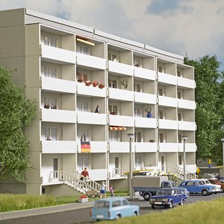 Busch 1926 Plattenbau WBS 70 Gebäude, Spur H0