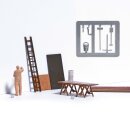 Busch 1991 Einrichtung Malerarbeiten  Spur H0