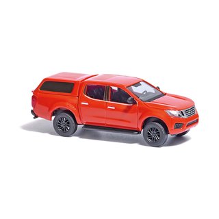 Busch 53707 Nissan Navara, Hardtop, Rot, 2015  Maßstab 1:87