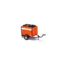 *Busch 54907 STA Anhänger, Feuerwehr mit Bauchbinde...