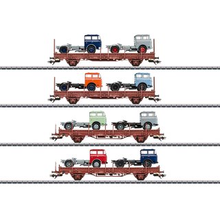 Märklin 46406 Güterwagen-Set Fahrzeugtransport, DR, Ep. IV  Spur H0