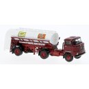 Brekina 71210 IFA W 50 Tank-Sattelzug, 1965, Vita Cola...