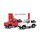 Herpa 012744 MiKi 2er Set Puch G-Klasse´89, offen, rot / weiß  Maßstab 1:87