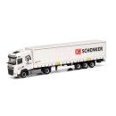 Herpa 318013 DAF XG Gardinenplanen-Sattelzug,  DB...