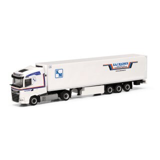 Herpa 318037 DAF XG Kühlkoffer-Sattelzug, Kaj Madsen (DK)  Maßstab 1:87
