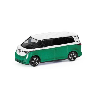 Herpa 431132 VW ID Buzz, Candy Weiß Bay/Leaf Green Metallic  Maßstab 1:87