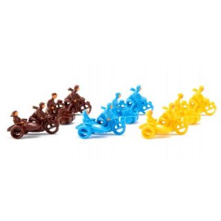 Wiking 001830 Zubehörpackung - Motorräder/Handwagenfahrer  Maßstab 1:87