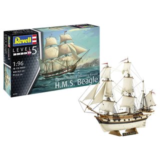 Revell 05458 Darwins Historical Discovery Barque H.M.S. Beagle  Maßstab 1:69