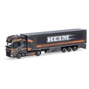 Herpa 957632 DAF XG+ Kühlkoffer-Sattelzug, Heim...