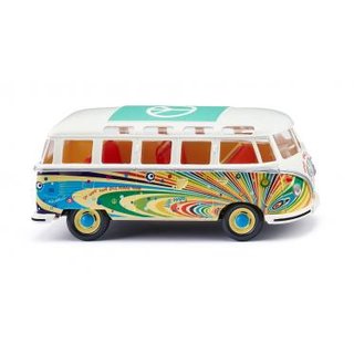 Wiking 076502 VW T1 Samba Bus, Flower Power  Maßstab 1:40