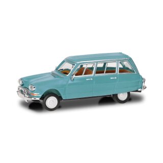 Herpa 027328-004 Citroen AMI 6 Break, pastelltürkis  Maßstab1:87