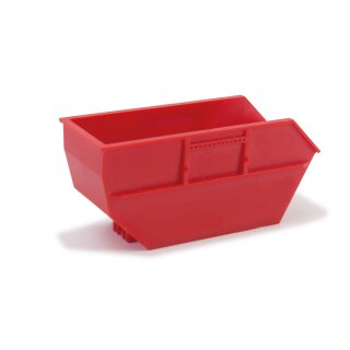 Herpa 054614 Absetzmulde groß (2 Stück), rot  Maßstab 1:87