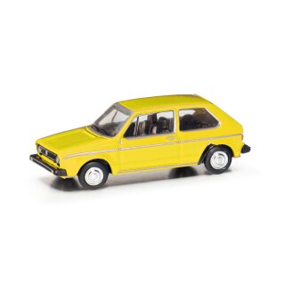 Herpa 066600-002 VW Golf I, brillantgelb  Maßstab 1:120