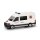 Herpa 097963 VW Crafter Halbbus HD Malteser/Zivilschutz  Maßstab 1:87