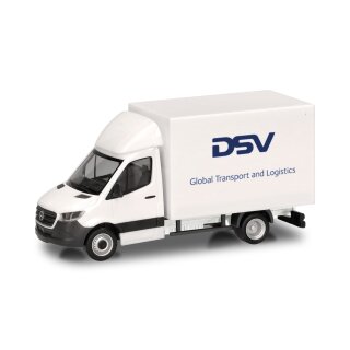 Herpa 098106 Mercedes Benz Sprinter´18 Koffer, DSV (DK)  Maßstab 1:87