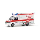 Herpa 098182 MAN TGE Fahrtec RTW, Johanniter Hamburg...
