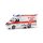 Herpa 098182 MAN TGE Fahrtec RTW, Johanniter Hamburg  Maßstab 1:87
