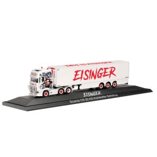 Herpa 122306 Scania CS 20 HD Kühlkoffer-Sattelzug, Eisinger  Maßstab 1:87