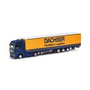 Herpa 318143 MAN eTGX GX Lowliner-Sattelzug, Dachser...