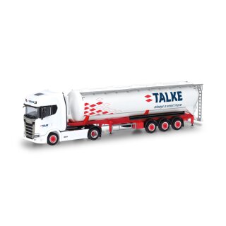 Herpa 318235 Scania CS 20 HD Silo-Sattelzug, Talke  Maßstab 1:87