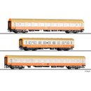 Tillig 01805 Reisezugwagen-Set, Städteexpress, DR,...