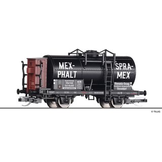 Tillig 95774 Kesselwagen m.Brh, DRG, Ep.II, MEX-PHALT / SPRA-MEX  Spur TT