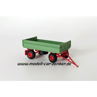 Zenker 03-396 Anhänger HW 60 ND Hohe Bordwand grün/rot Maßstab 1:87