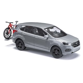Busch 53528 Ford Kuga mit Biketräger und Rad, Bj.2017  Maßstab 1:87