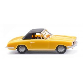Wiking 018748 BMW 1600 GT Cabrio geschlossen - gelb  Maßstab 1:87
