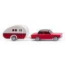 Wiking 020203 Ford Taunus 12M mit Wohnwagen...