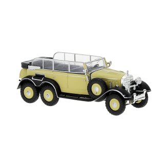 Brekina 21075 Mercedes-Benz G4 beige/schwarz mit Seitenscheiben Maßstab: 1:87