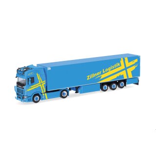 Herpa 318457 Scania CS20 HD Kühlkoffer-Sattelzug, Zillner  Maßstab 1:87