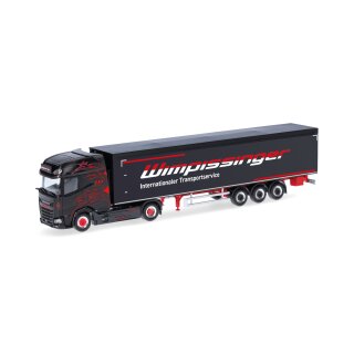 Herpa 318464 DAF XG+ Schubboden-Sattelzug, Wimpissinger (A)  Maßstab 1:87