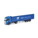 Herpa 318495 DAF XG Gardinenplanen-Sattelzug, CTJ...