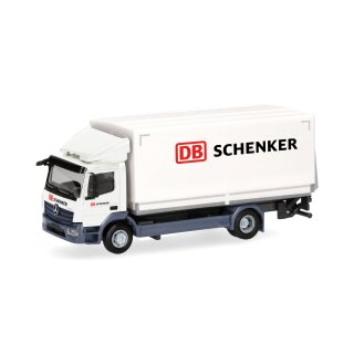 Herpa 318761 MB Atego 13 Planen-LKW mit LBW, DB Schenker  Maßstab 1:87