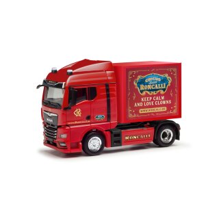 *Herpa 318778 MAN TGX GX Solozugmaschine mit Koffer, Roncalli  Maßstab 1:87