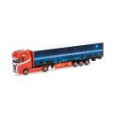 Herpa 318785 Scania CS20 HD Gardinenplanen-Sattelzug,...