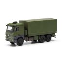 Herpa 747165 Mercedes Benz Arocs 6x6 Pritsche/Plane,...