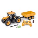 Tamiya Carson 500907654 RC Traktor JCB m. Hänger...